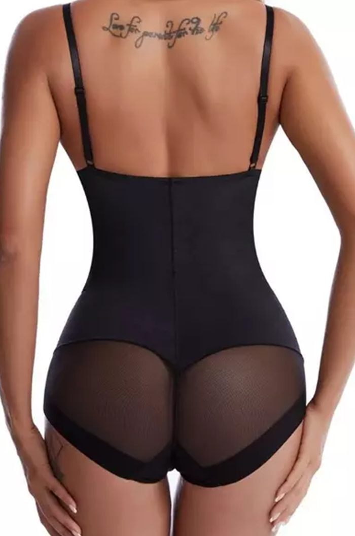 Body ultramodelator cu cupe push-up și bretele reglabile 3BK114