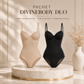 PACHET Body Ultramodelator cu Cupe Negru și Nude